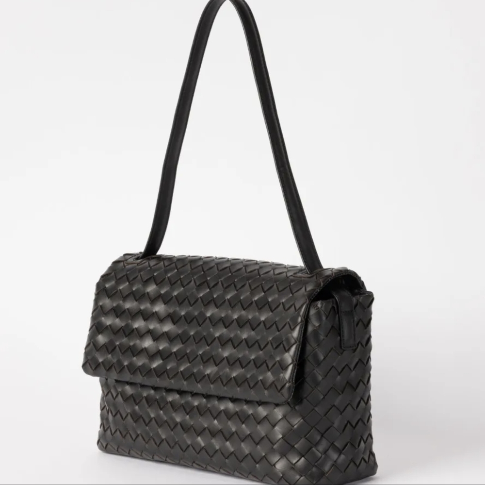 🆕 O MY BAG Kenzie black - hand woven eco luxury